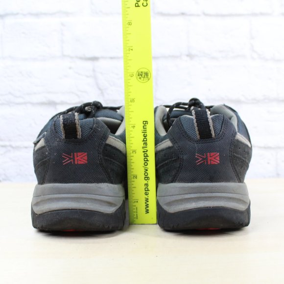 Karrimor Mount Low Black Suede Mesh Walking Hiking Sneakers Size 10.5 - Picture 8 of 9